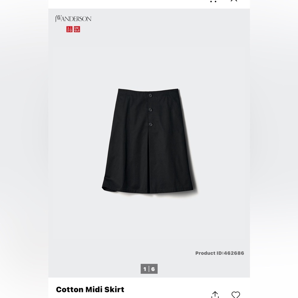 New Uniqlo cotton skirt